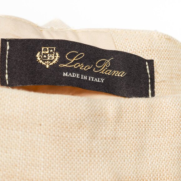 Loro Piana Rupert "Japanese Mirin" Natural Dyed Linen Bermuda Shorts - Picture 7 of 11